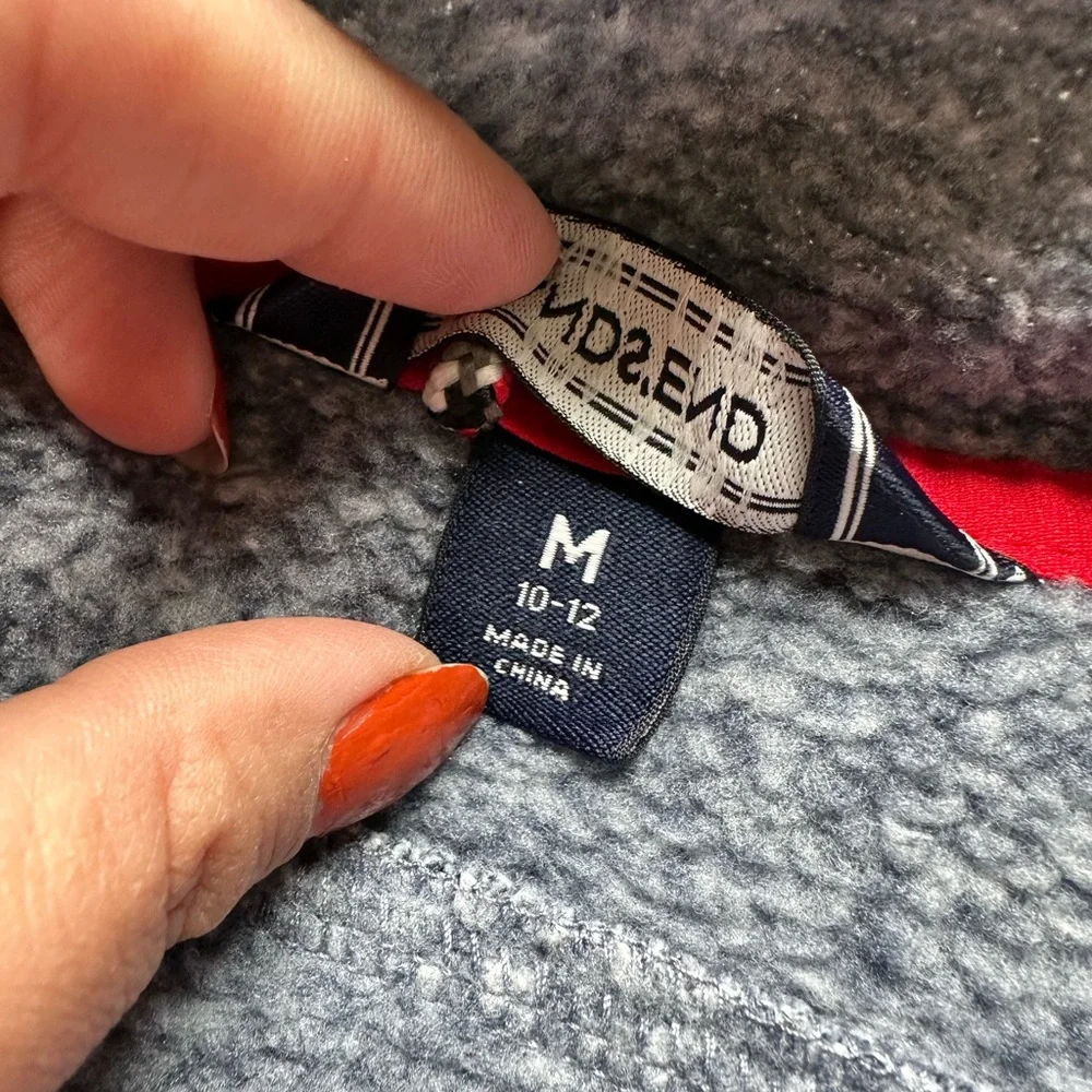 Lands’ End quarter zip fleece